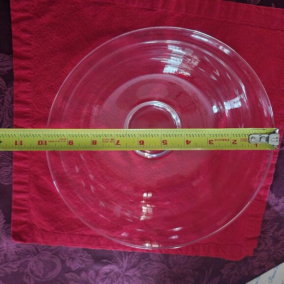 PRINCESS HOUSE HERITAGE REVERE BOWL 10" 441 Centerpiece Salad Serving Bowl Glass - Picture 7 of 8